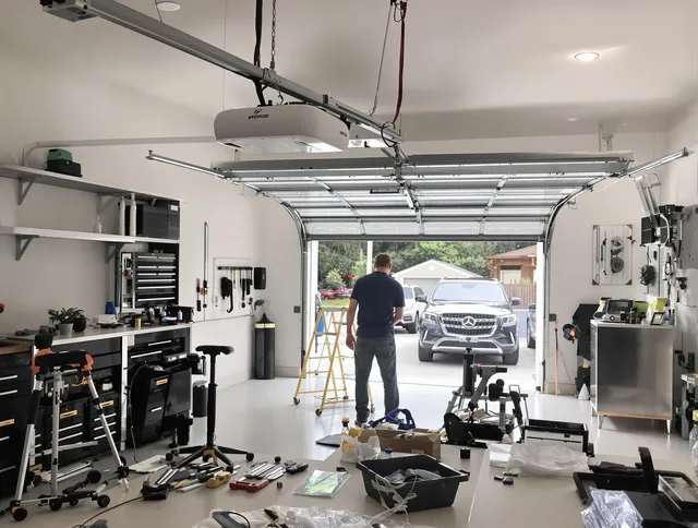 Garage door opener installation by Rincon Garage Door Repair in Rincon