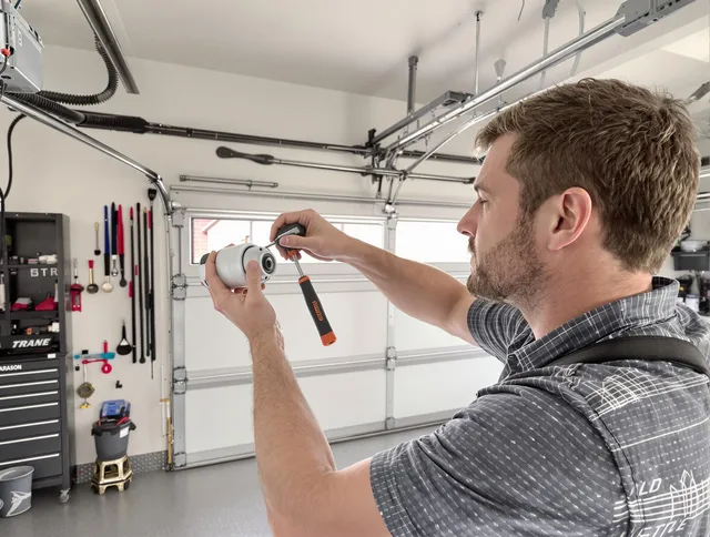 Garage door opener repair service by Rincon Garage Door Repair in Rincon