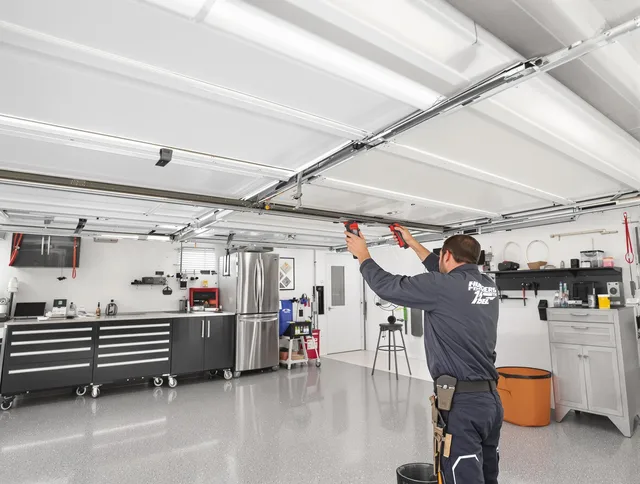 Overhead garage door repair service by Rincon Garage Door Repair in Rincon